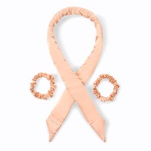 The Original RobeCurls Heatless Curling Headband - Soft Rose Pink | New Package